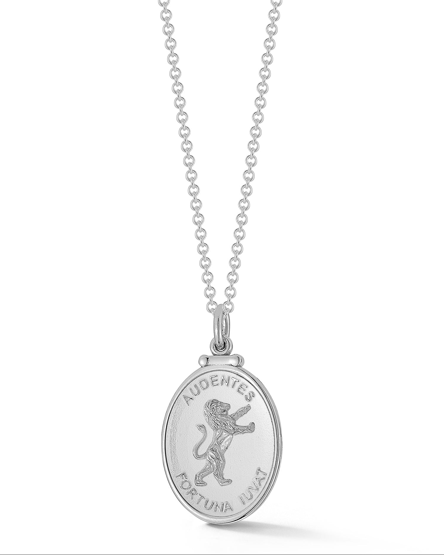 Silver Lion Medallion