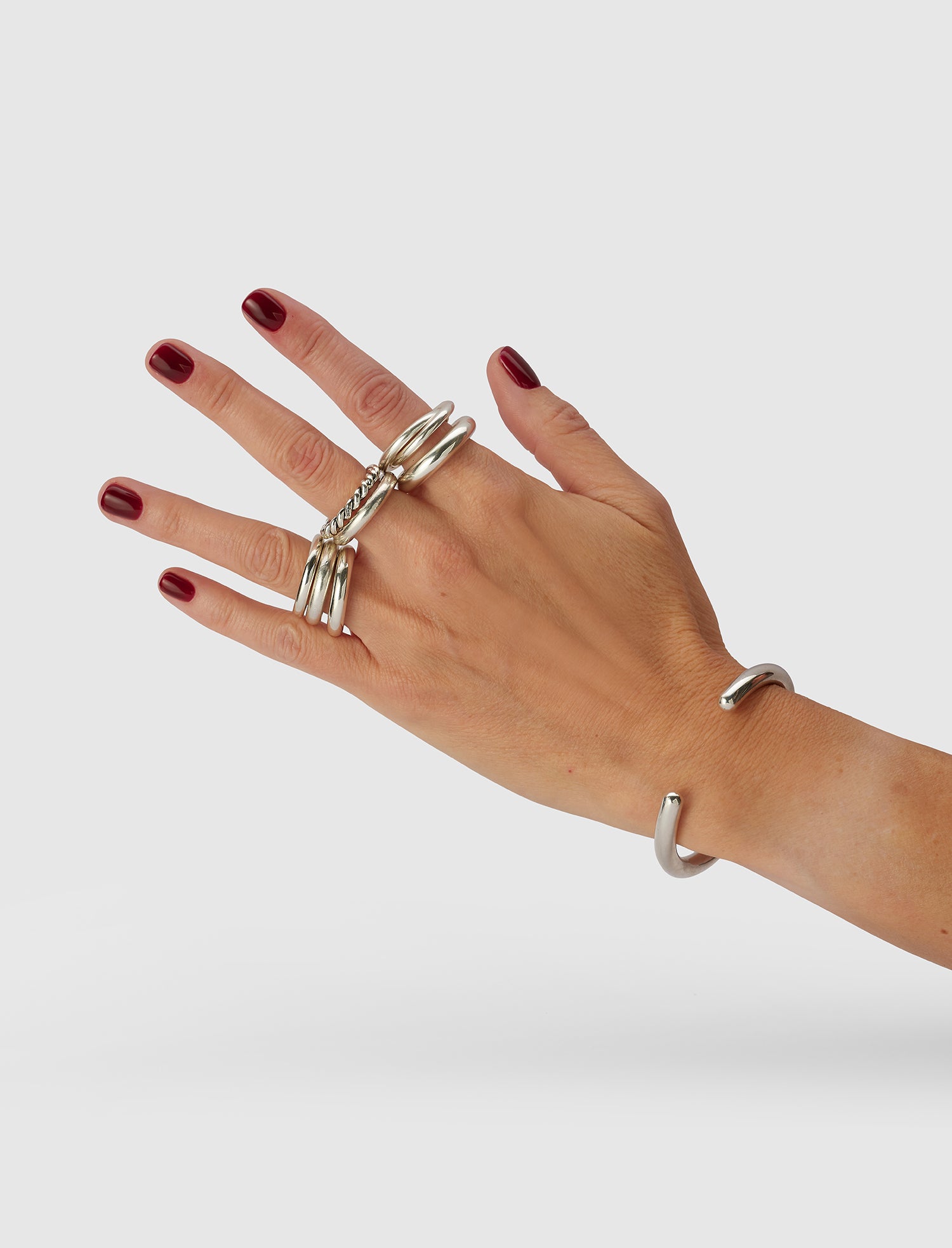 Silver Jumbo Carousel Ring