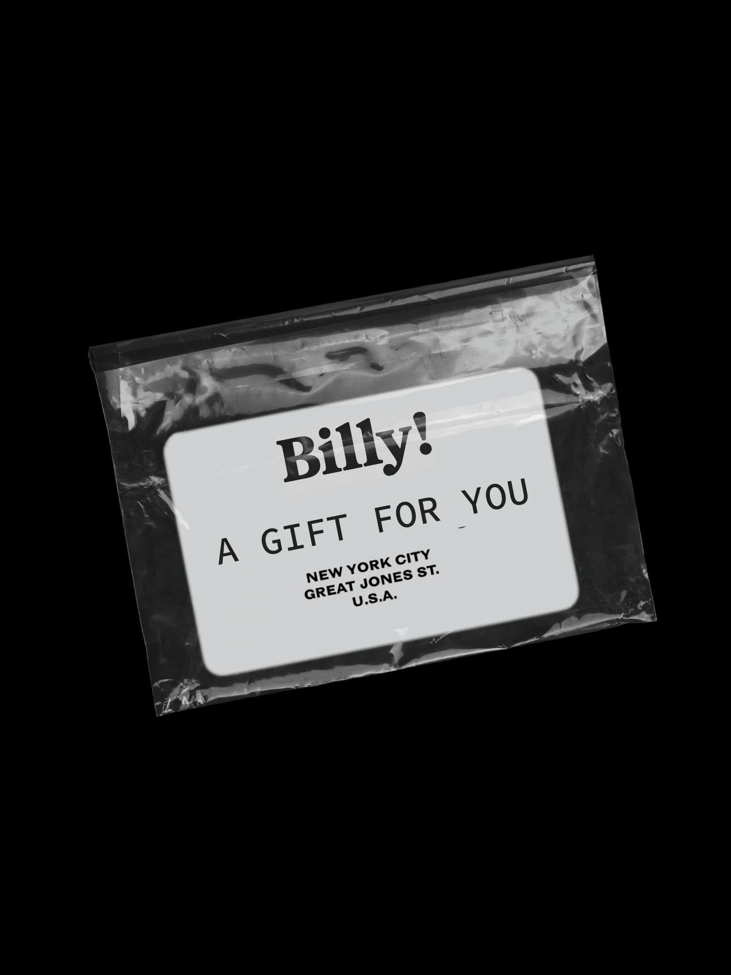 love billy gift card good for any silver jewlery, gold jewelry, french terry hoodies, etc.