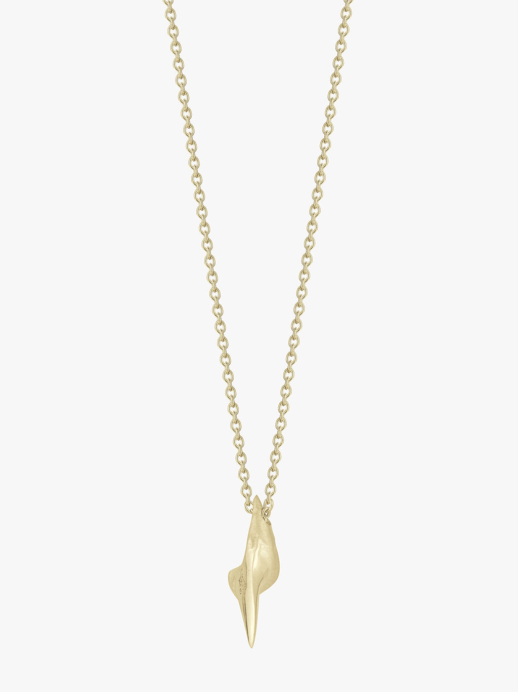 Small Gold Shark Tooth