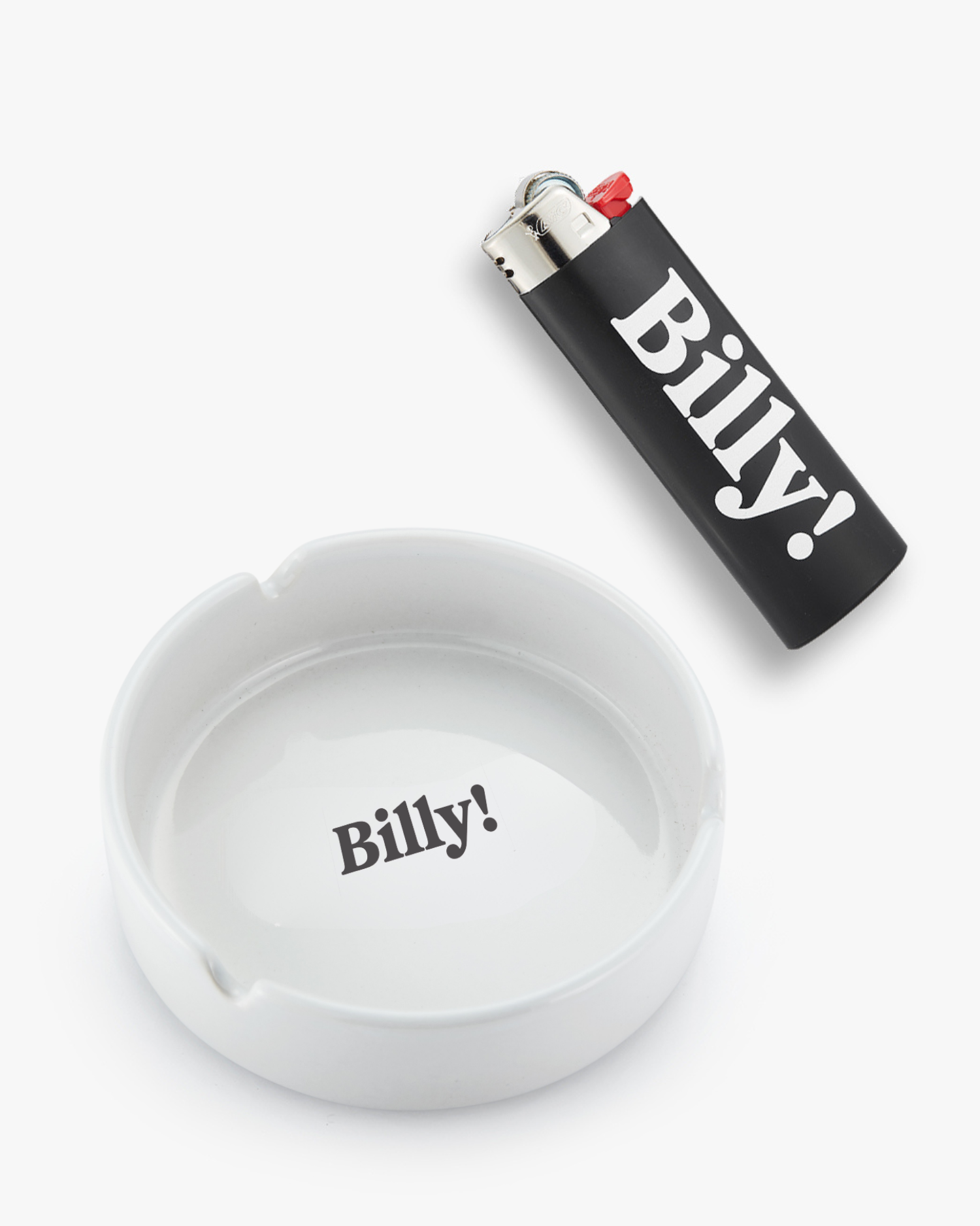 Billy! Ashtray and Lighter Set
