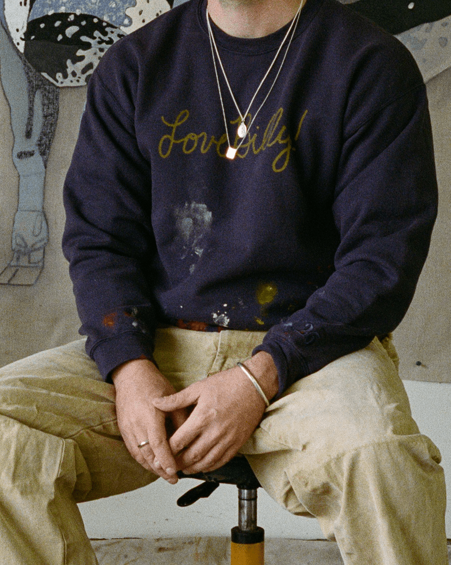Cursive Crewneck - Billy