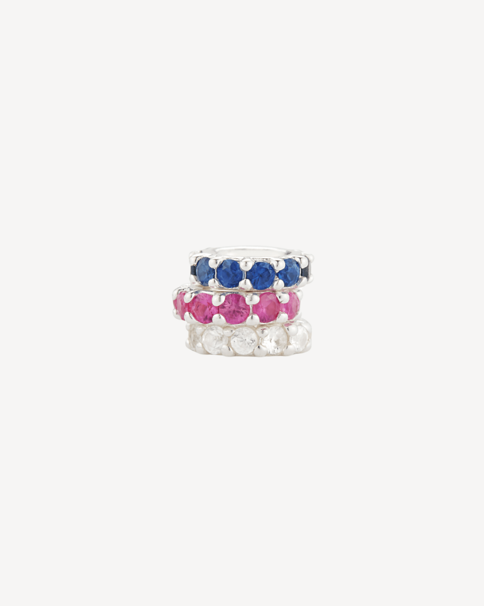 Gemstone Halo in Silver - Billy