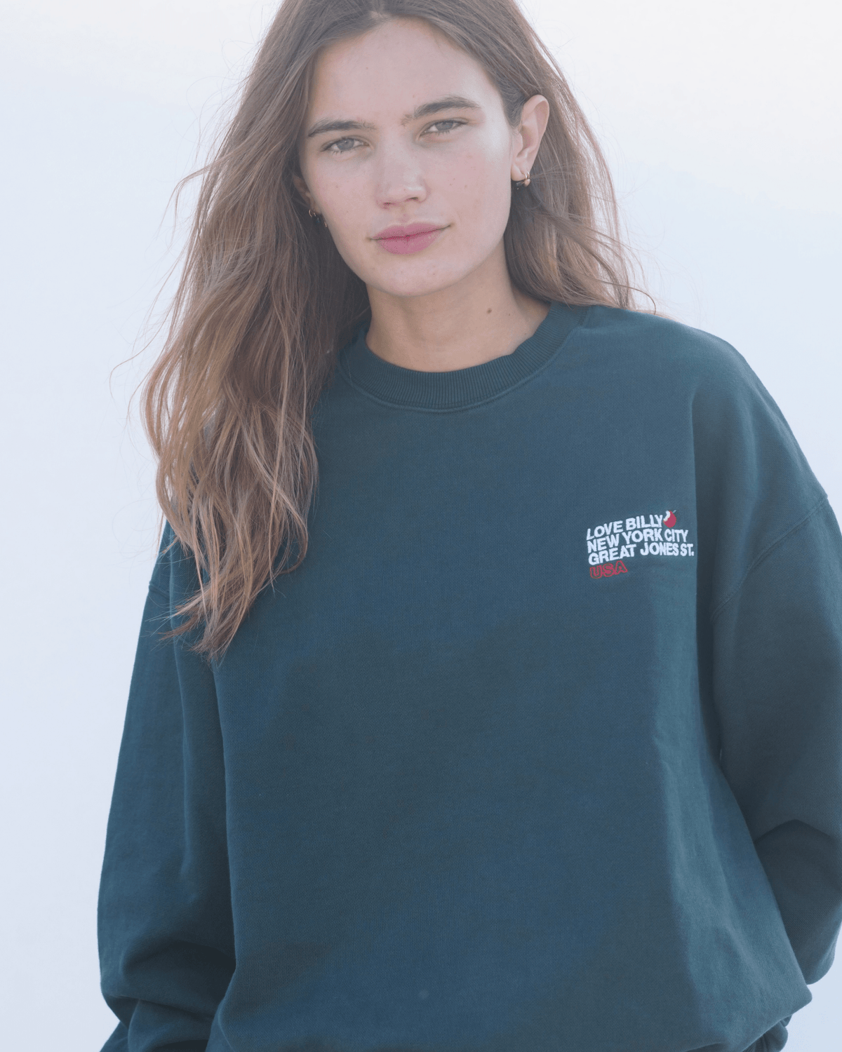 Green NYC Crewneck - Billy