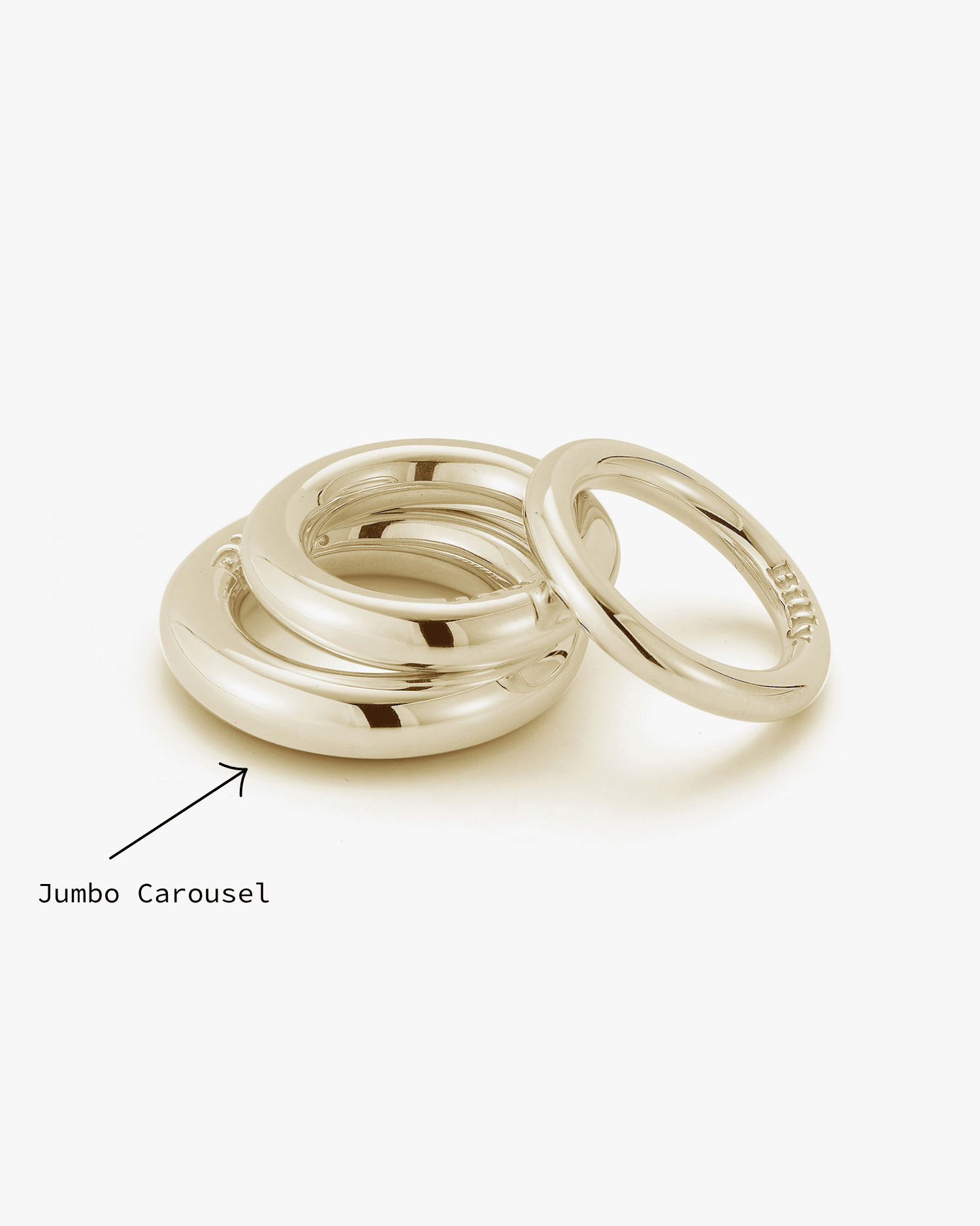 Jumbo Carousel Ring in Gold - Billy