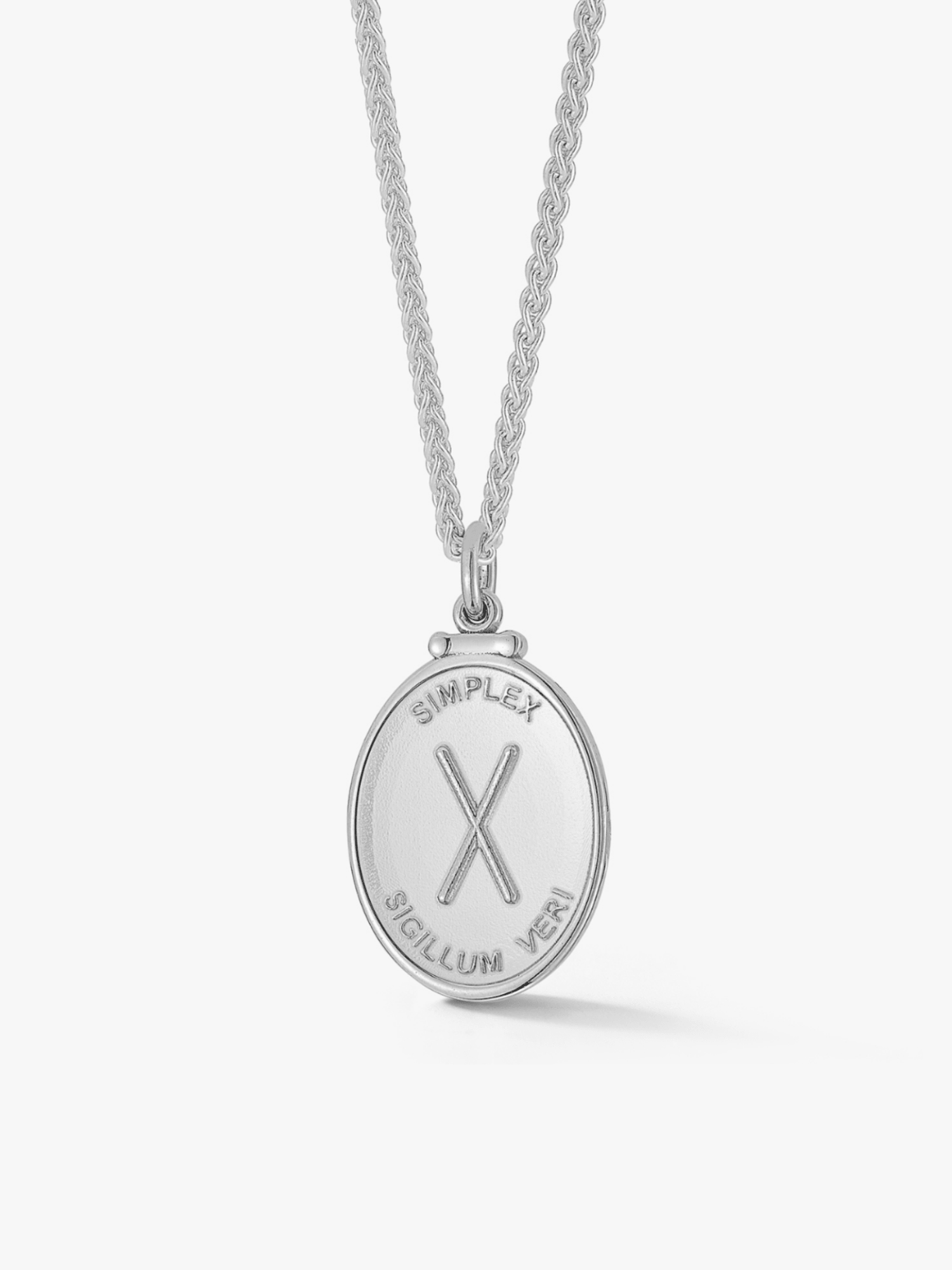 Silver X Medallion - Billy