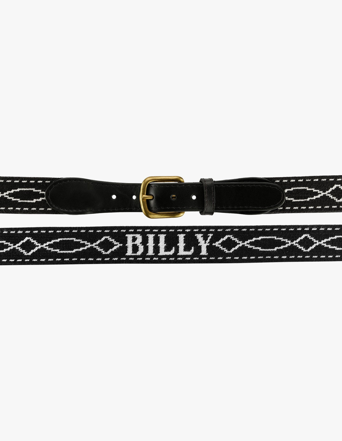 Western Needlepoint Belt - Billy