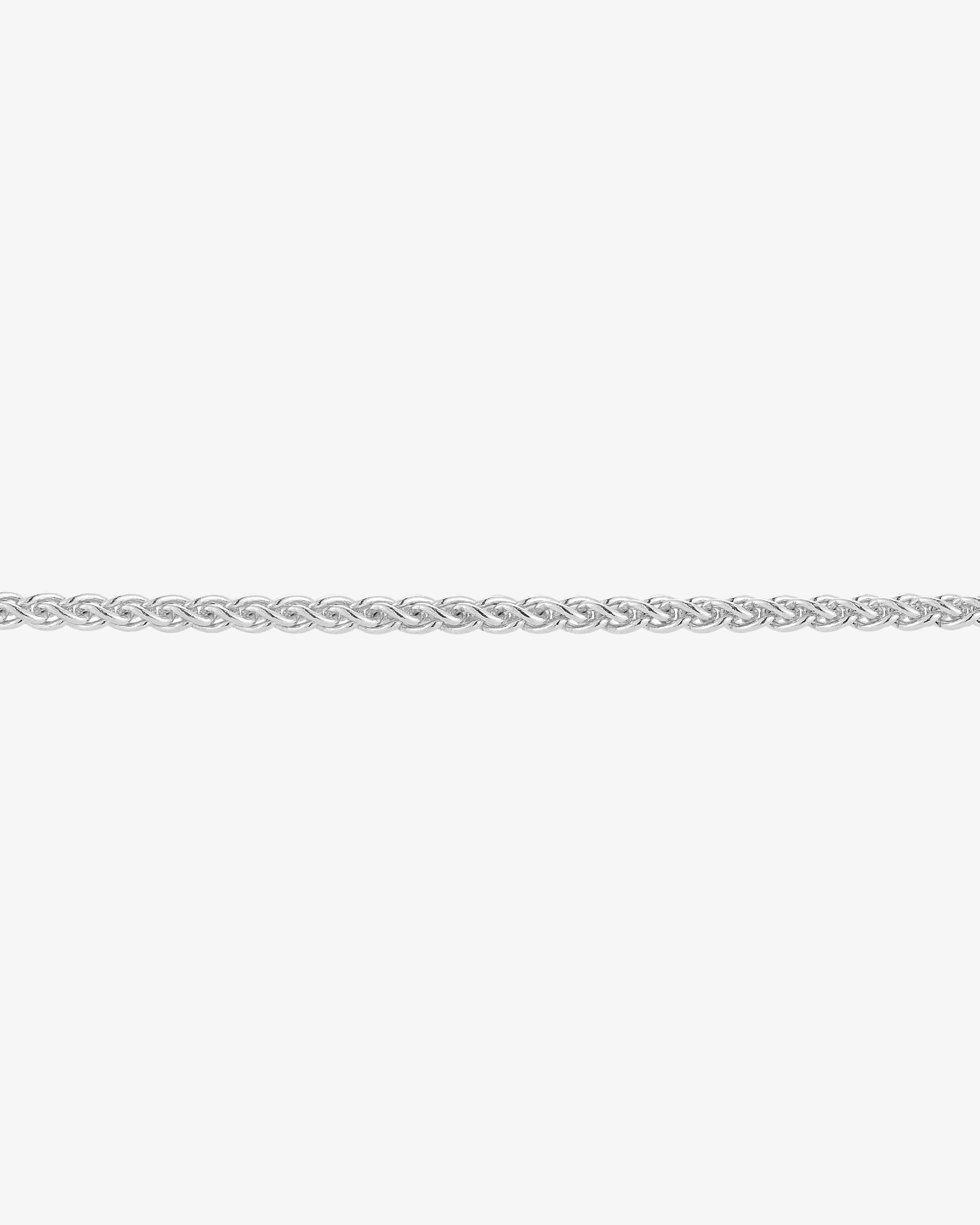 silver wheat chain by love billy.