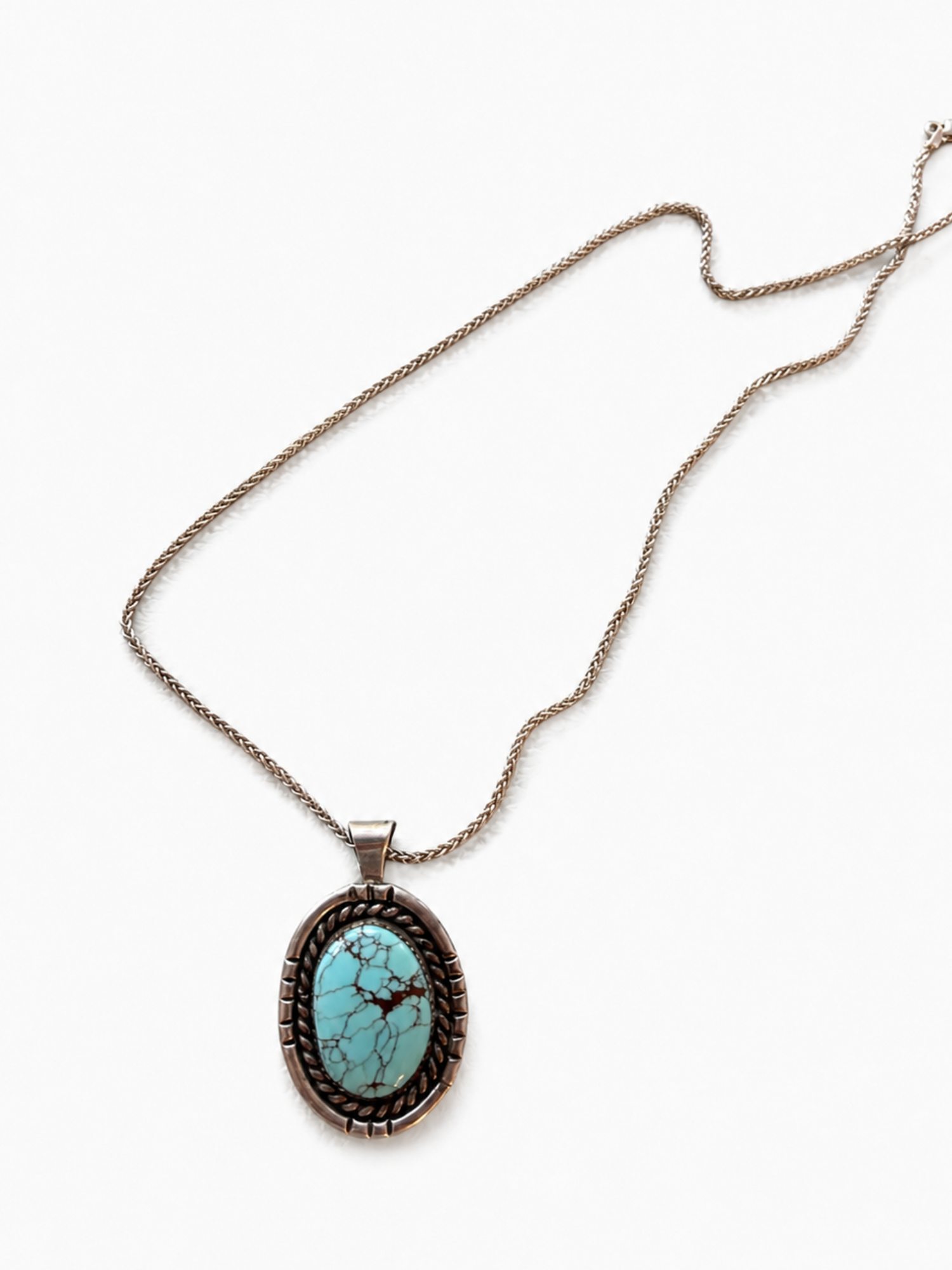 Vintage Turquoise Statement Pendant