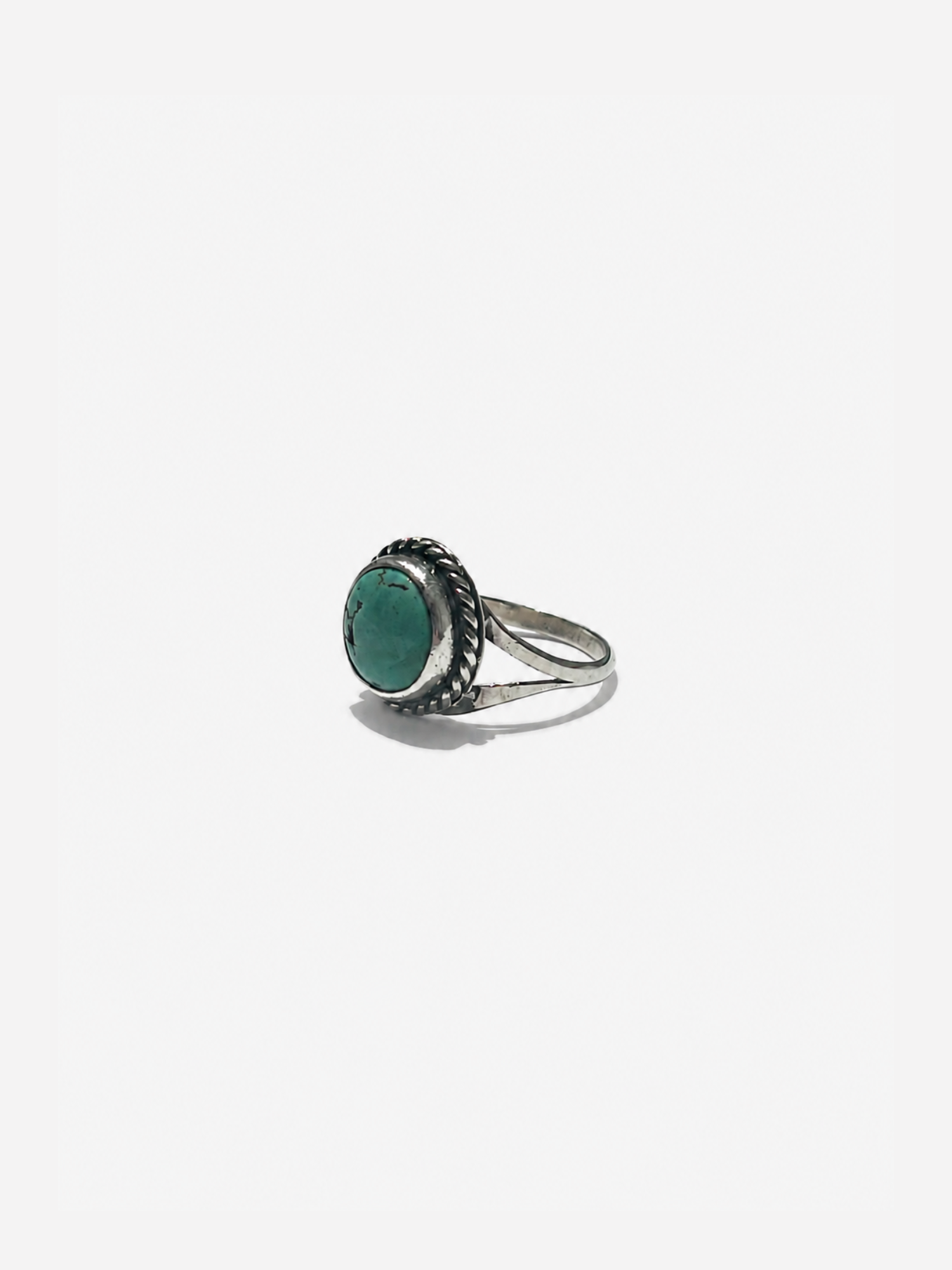 Vintage Turquoise Solitaire Ring