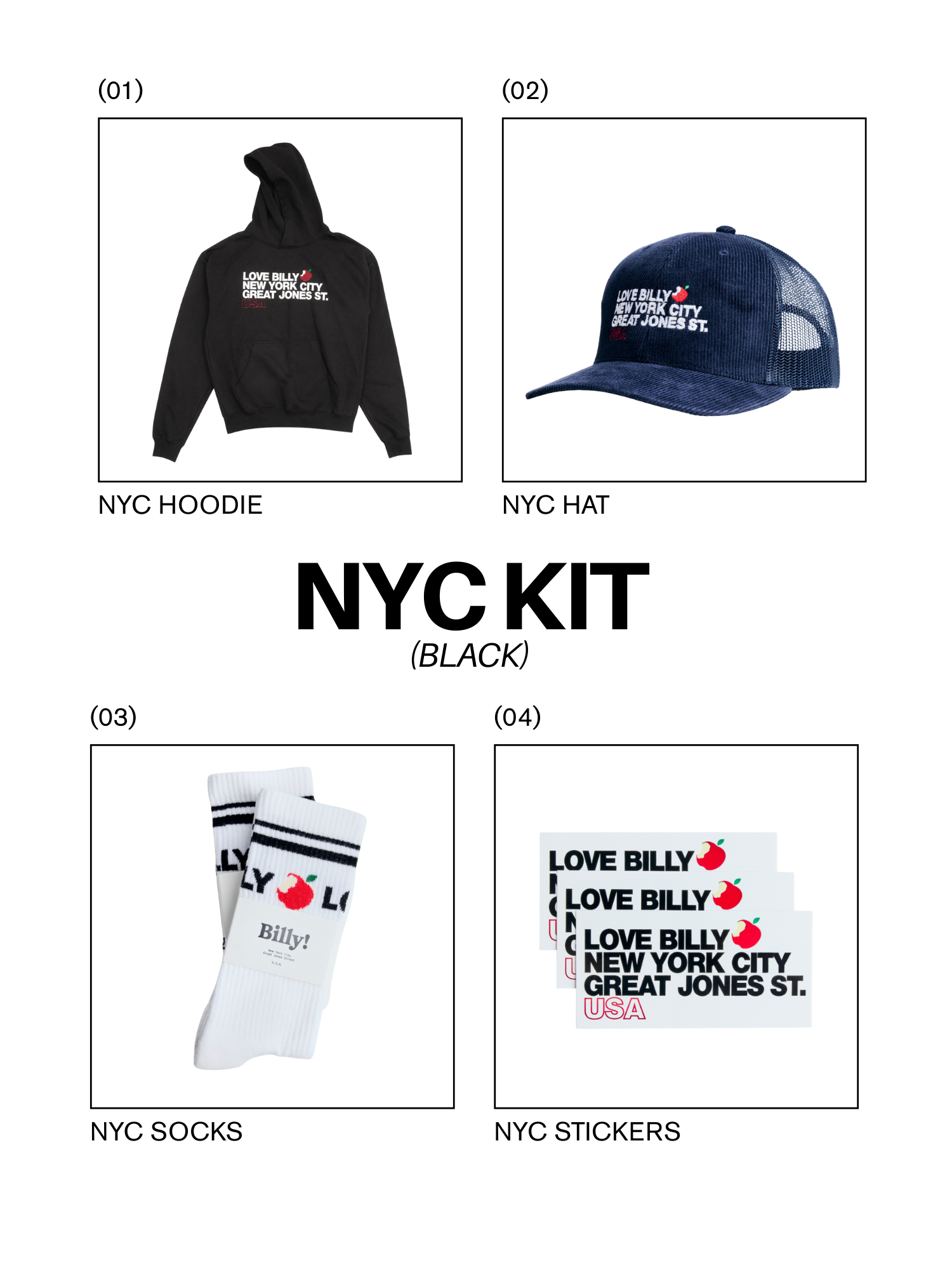 The Black NYC Logo Holiday Kit