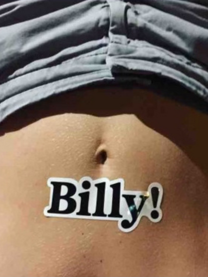 Classic Vinyl Stickers | Billy!