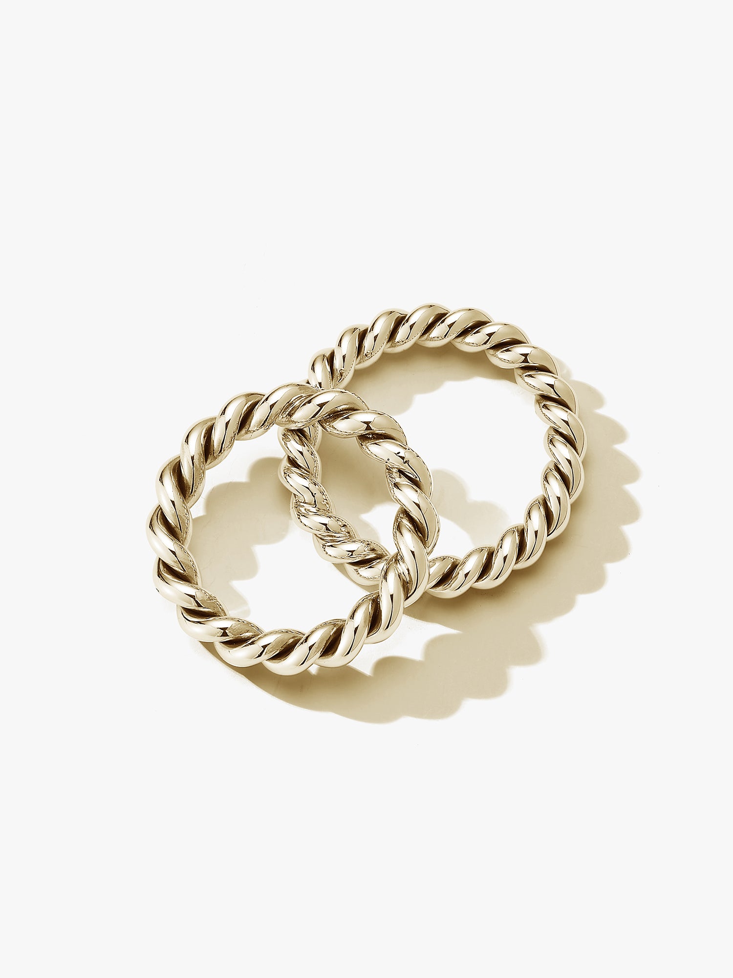 Gold Twisted Carousel Ring