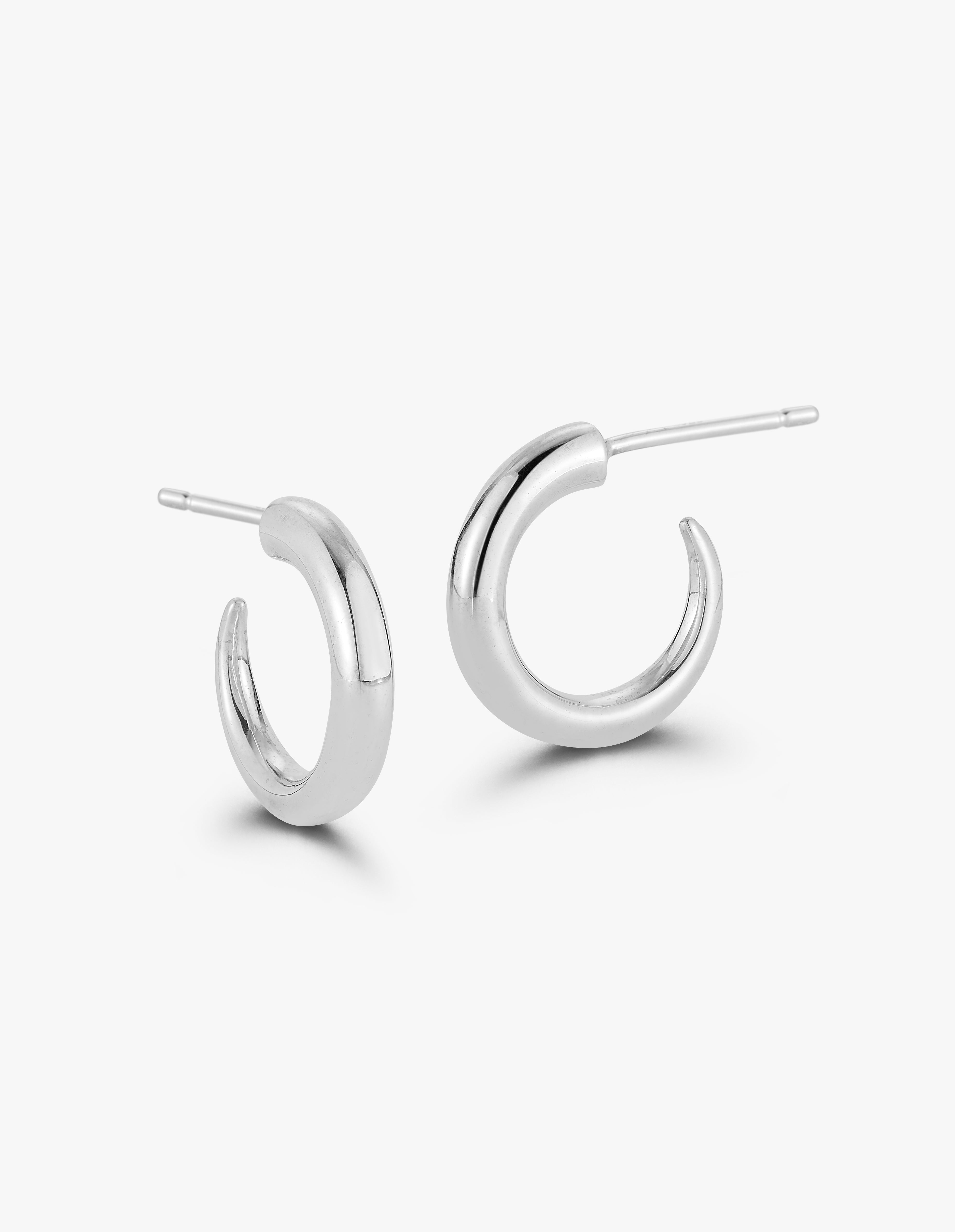 Horn Hoop Earrings