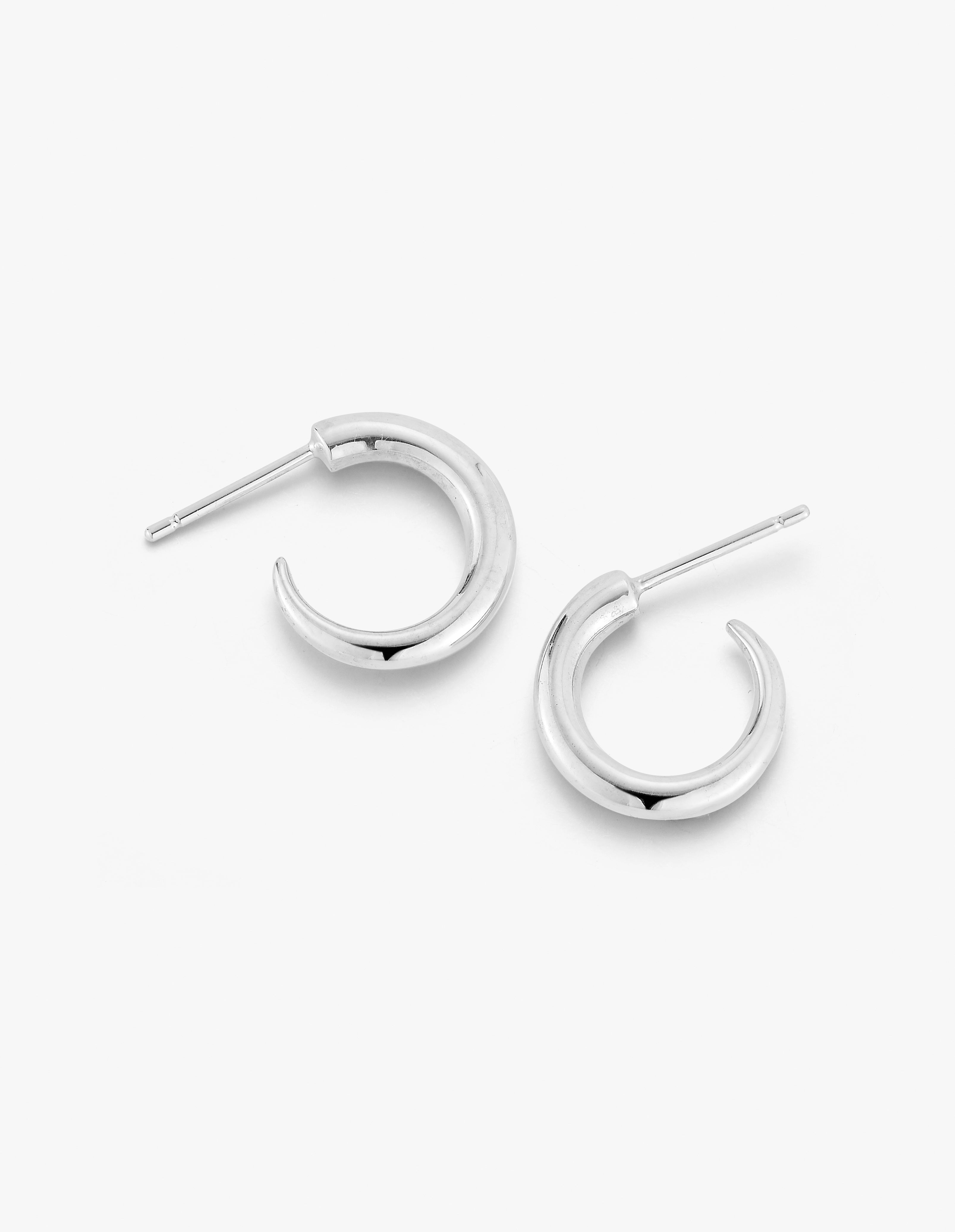 Horn Hoop Earrings