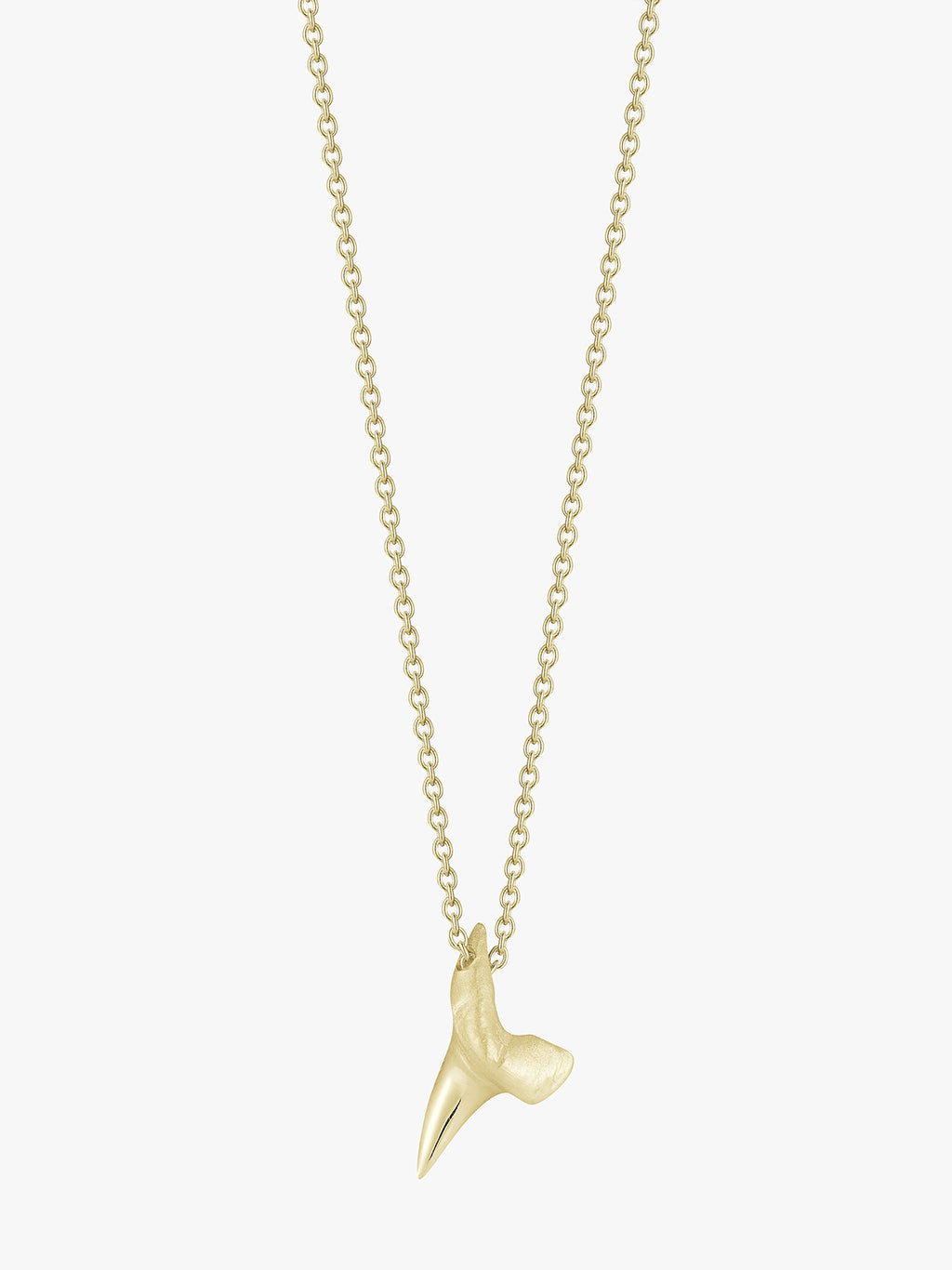 Small Gold Shark Tooth