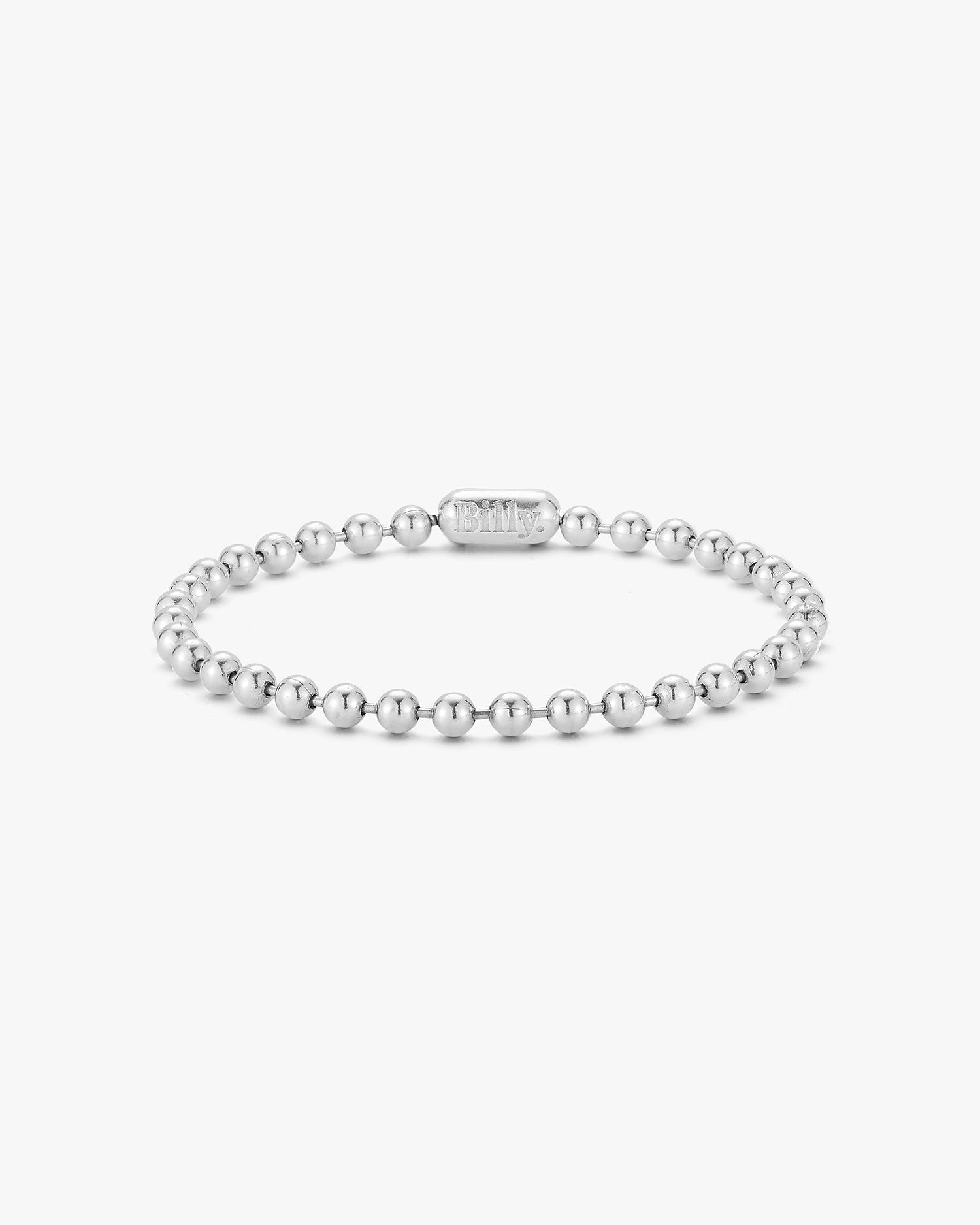 Ball Chain Bracelet in Silver - Billy