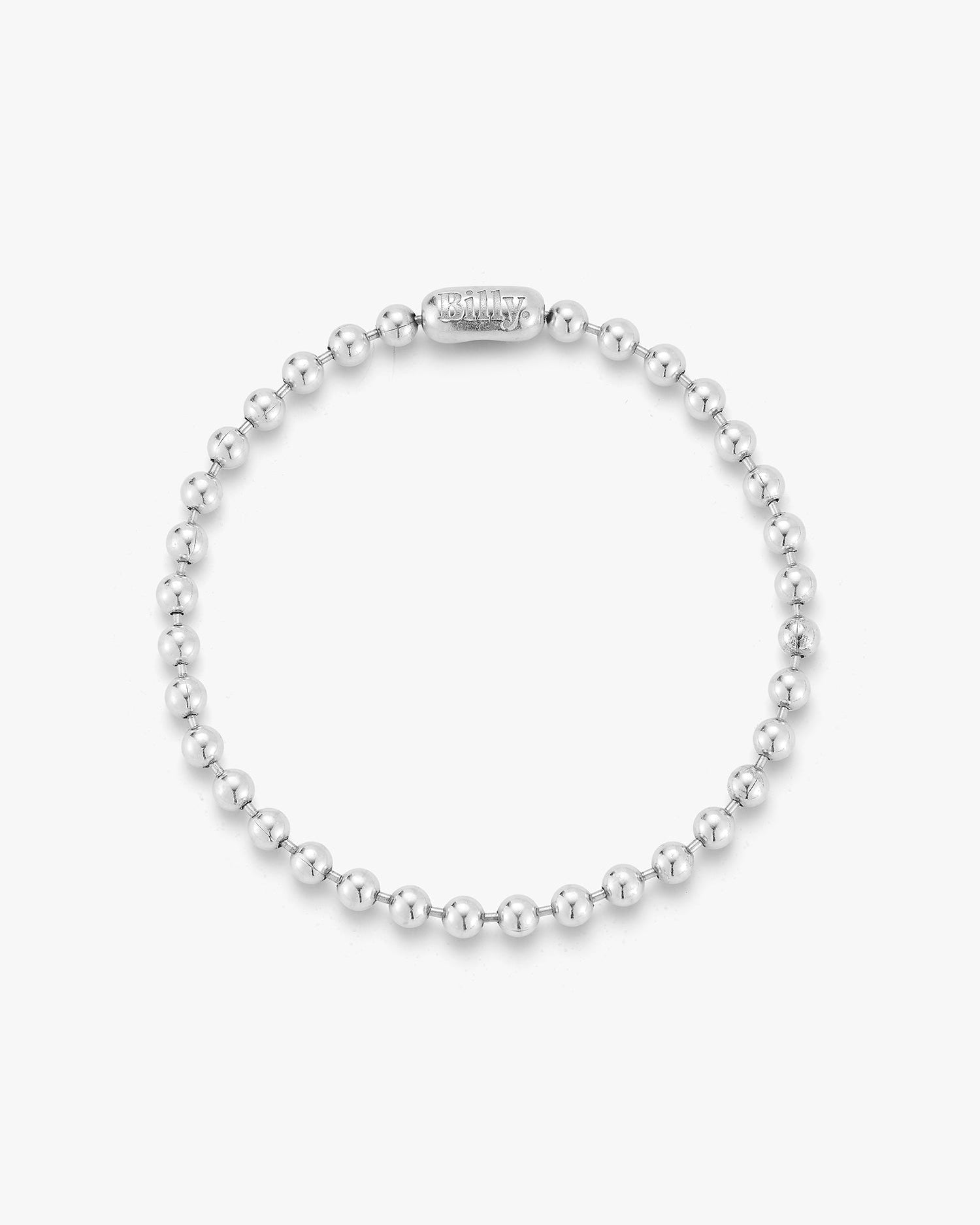Ball Chain Bracelet in Silver - Billy
