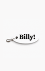 Billy White & Black Floating Foam Keychain - Billy