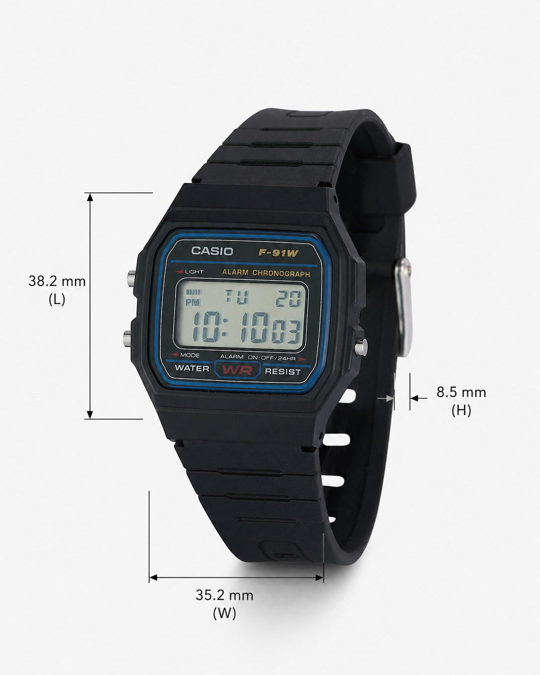 Silver Casio Watch Series A