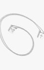 Cross / Dove Tag Necklace in Silver - Billy