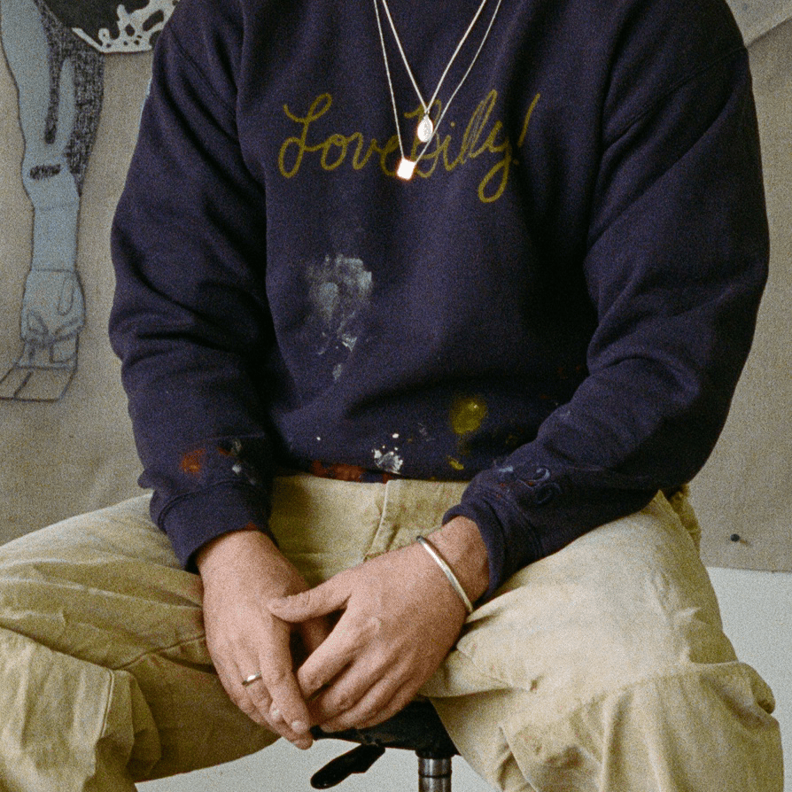 Cursive Crewneck - Billy
