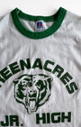 Russell Athletic Green Acres Junior High Bears ringer tee size S