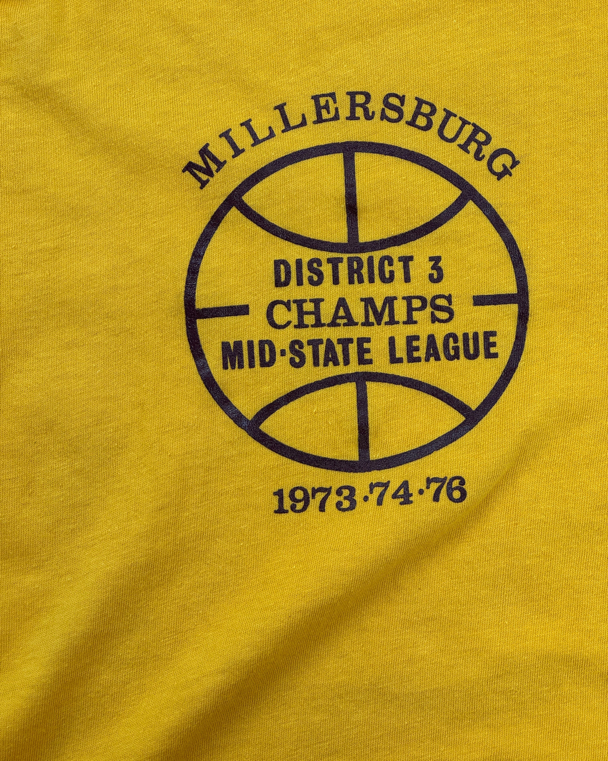 70s Millersburg District Basketball Champs Tee