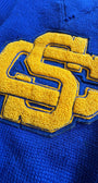 1959 Imperial Varsity Letterman Sweater "SC" Tiger Patch Named Roach Size 44 / L