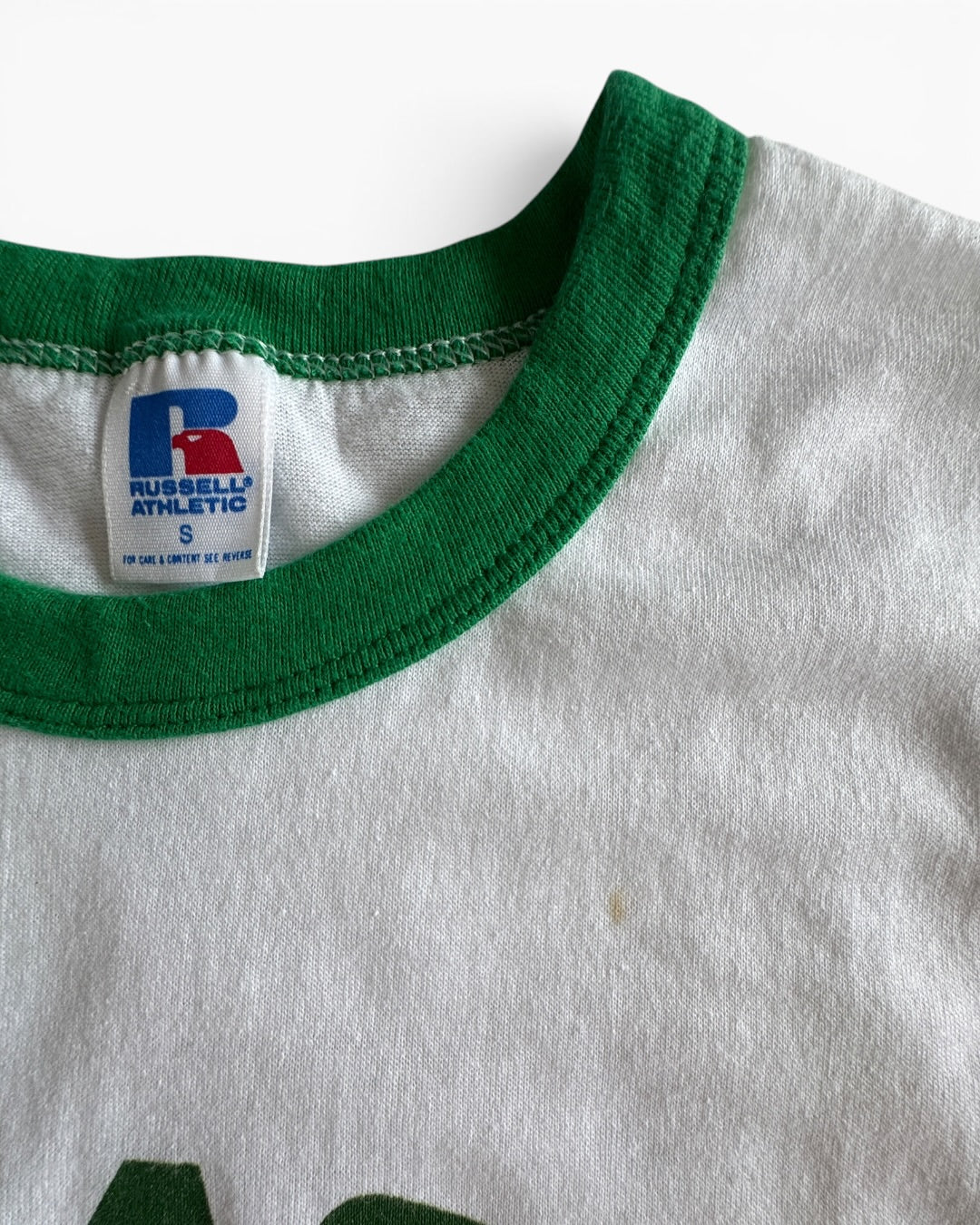 Russell Athletic Green Acres Junior High Bears ringer tee size S
