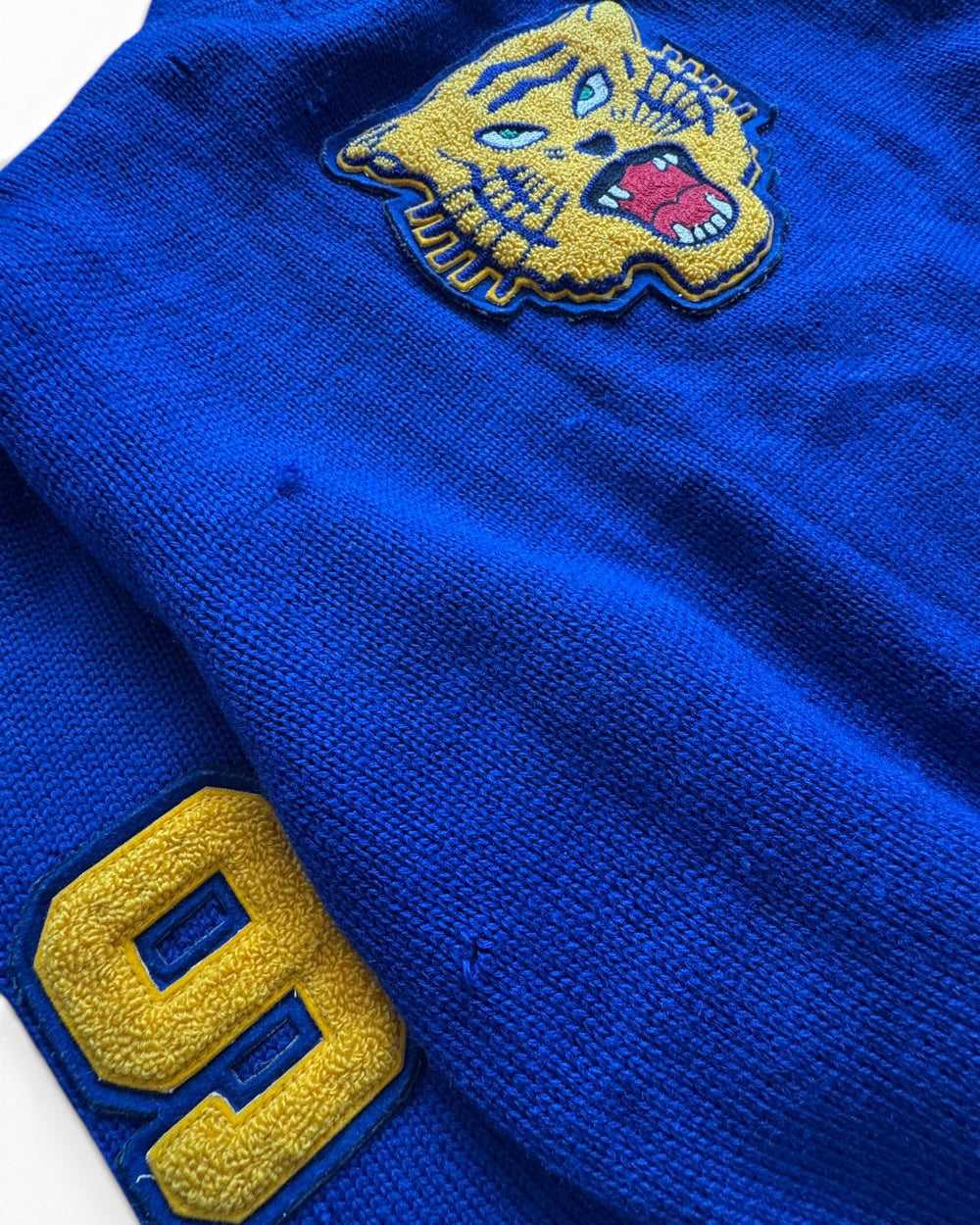 1959 Imperial Varsity Letterman Sweater "SC" Tiger Patch Named Roach Size 44 / L