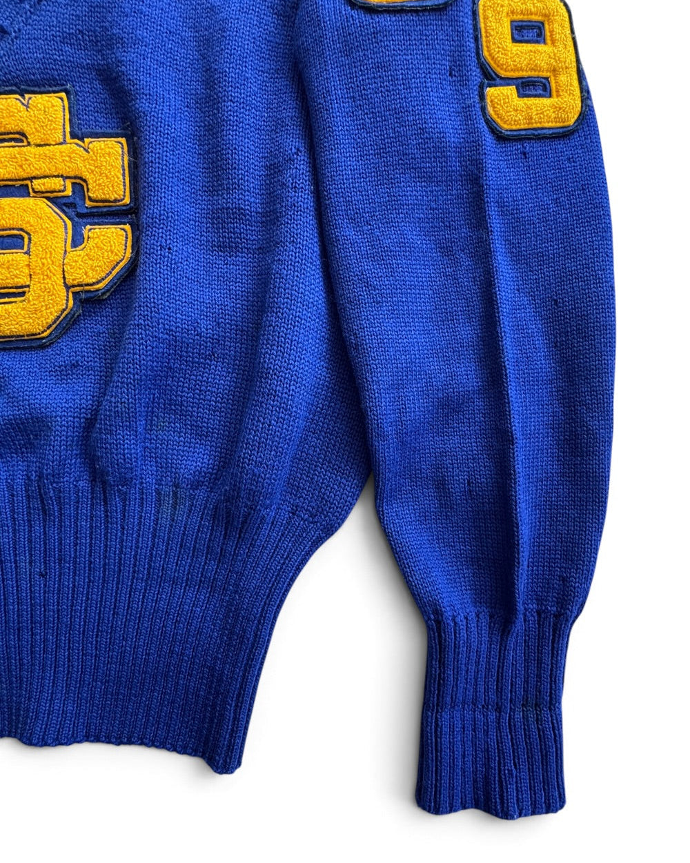 1959 Imperial Varsity Letterman Sweater "SC" Tiger Patch Named Roach Size 44 / L