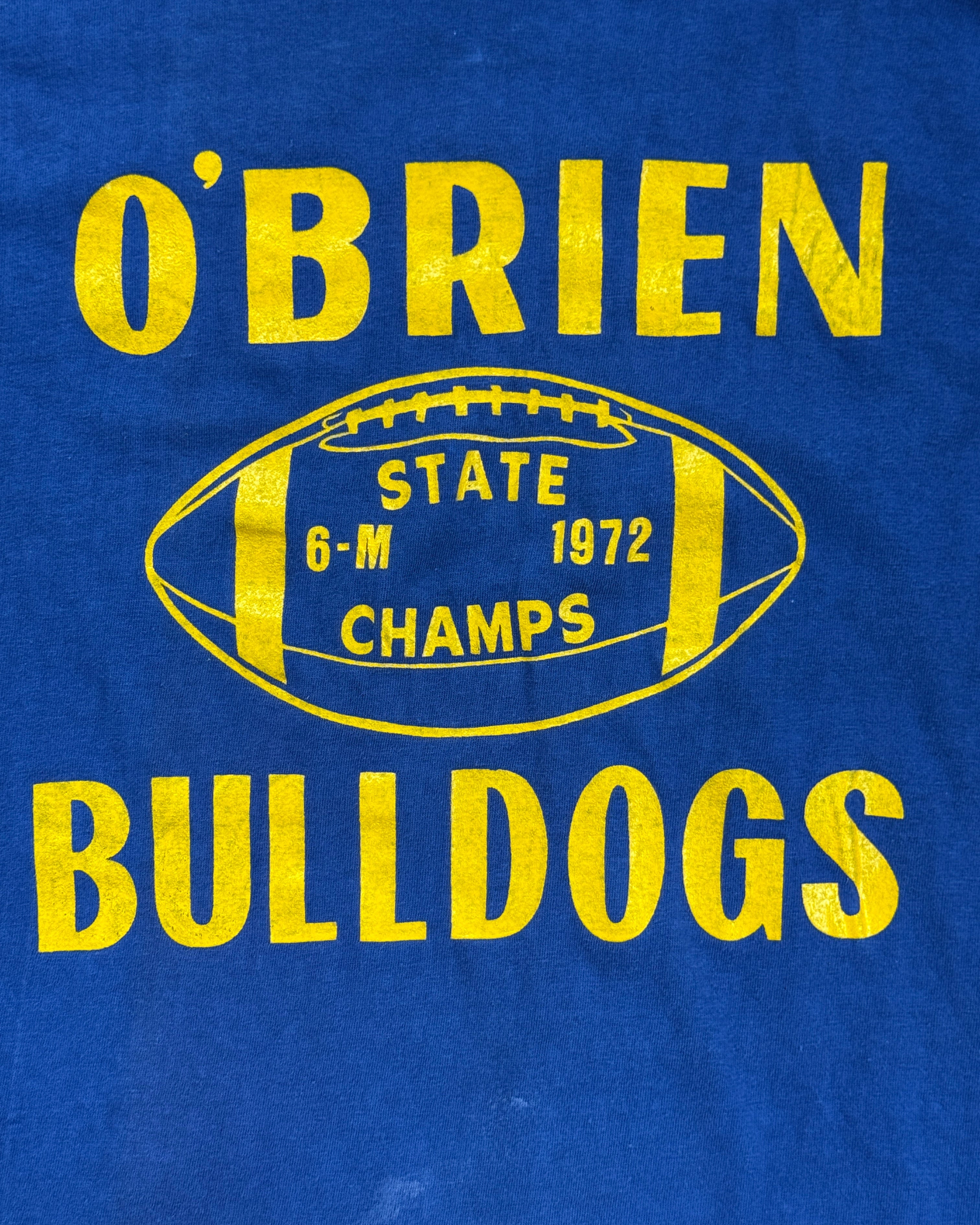 1972 O'Brien Mayo Spruce High School Sports Tee