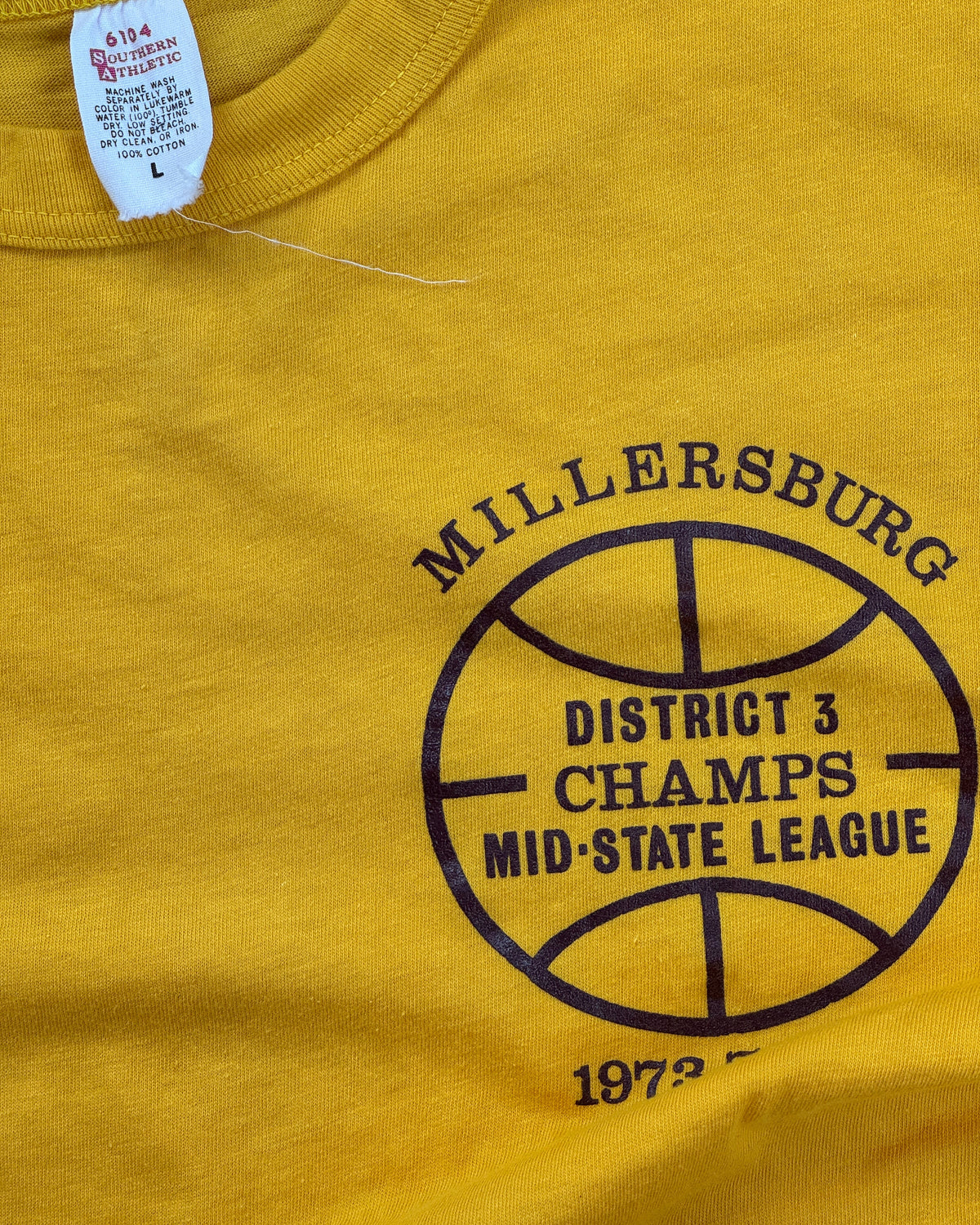 70s Millersburg District Basketball Champs Tee