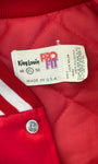 90s King Louie Milwaukee High School of the Arts Satin Bomber Jacket - front