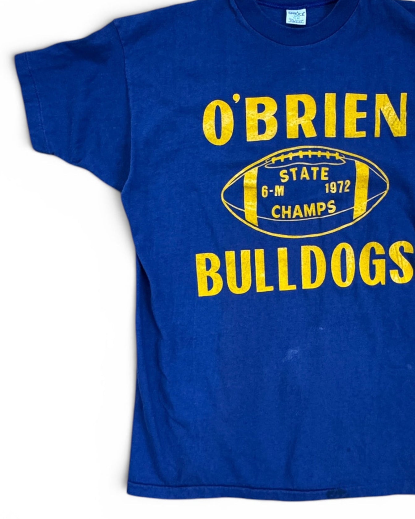 1972 O'Brien Mayo Spruce High School Sports Tee - front