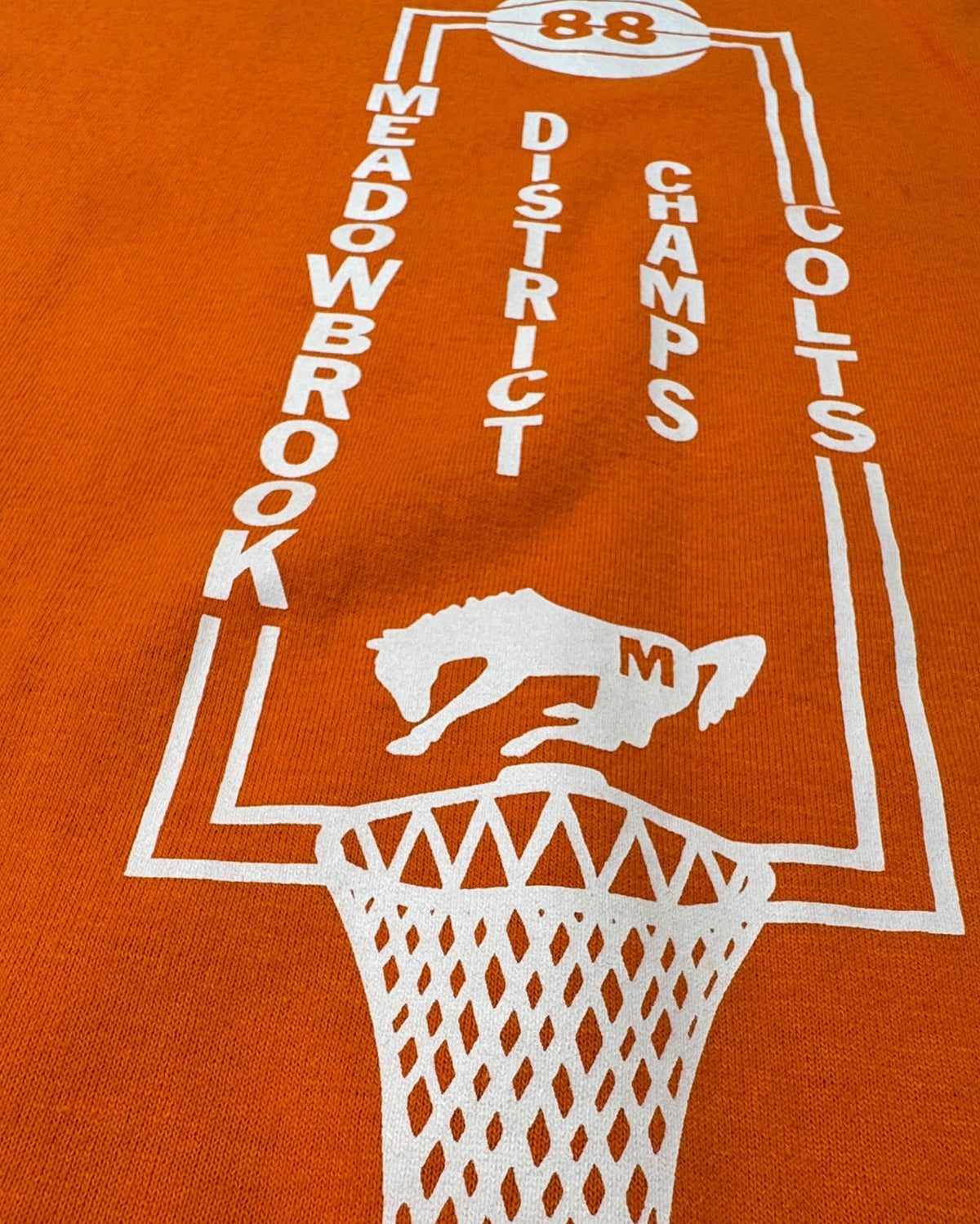 1988 Screen Stars Meadow Brook district champs single stitch t-shirt size XL