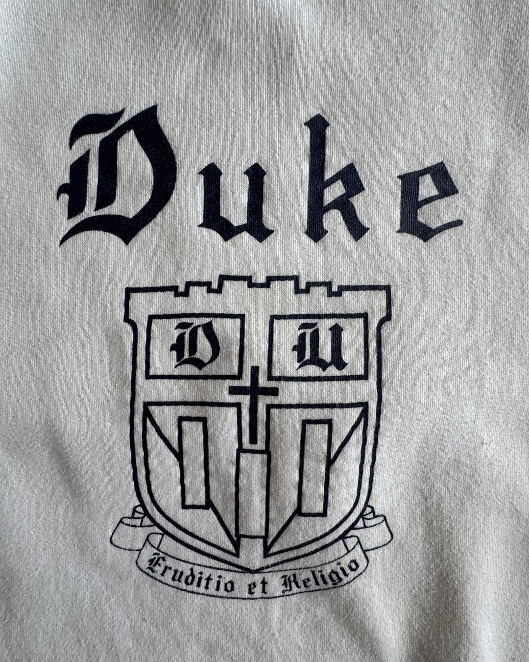 Velva Sheen Vintage 80s Duke University Crewneck Sz M