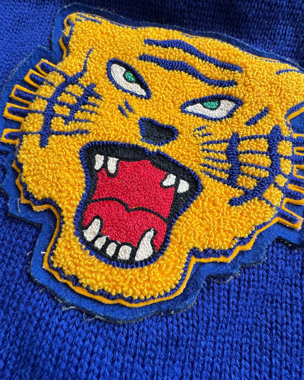 1959 Imperial Varsity Letterman Sweater "SC" Tiger Patch Named Roach Size 44 / L