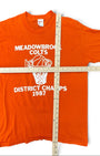 1987 Tee Jays Meadow Brook Colts champs single stitch t-shirt size XL