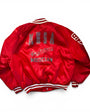 90s King Louie Milwaukee High School of the Arts Satin Bomber Jacket