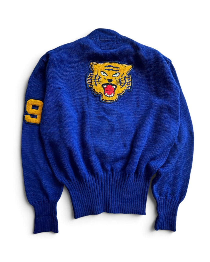 1959 Imperial Varsity Letterman Sweater "SC" Tiger Patch Named Roach Size 44 / L