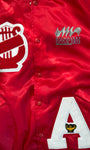 90s King Louie Milwaukee High School of the Arts Satin Bomber Jacket