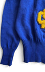 1959 Imperial Varsity Letterman Sweater "SC" Tiger Patch Named Roach Size 44 / L
