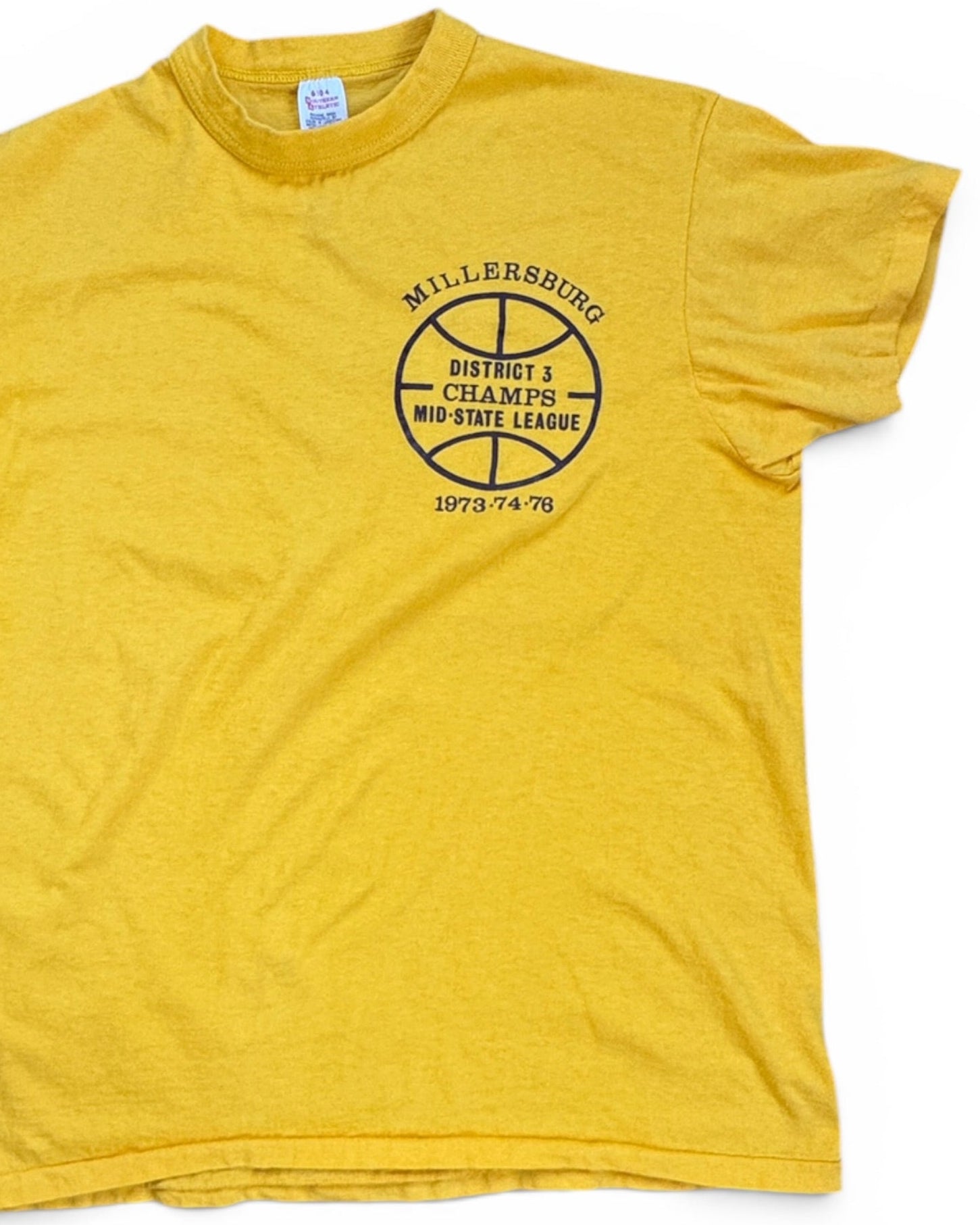 70s Millersburg District Basketball Champs Tee - front