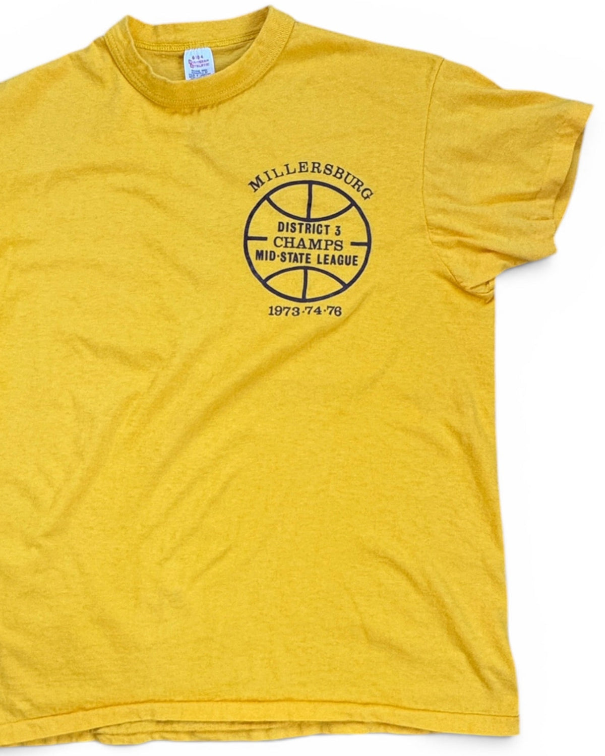 70s Millersburg District Basketball Champs Tee - front