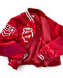 90s King Louie Milwaukee High School of the Arts Satin Bomber Jacket