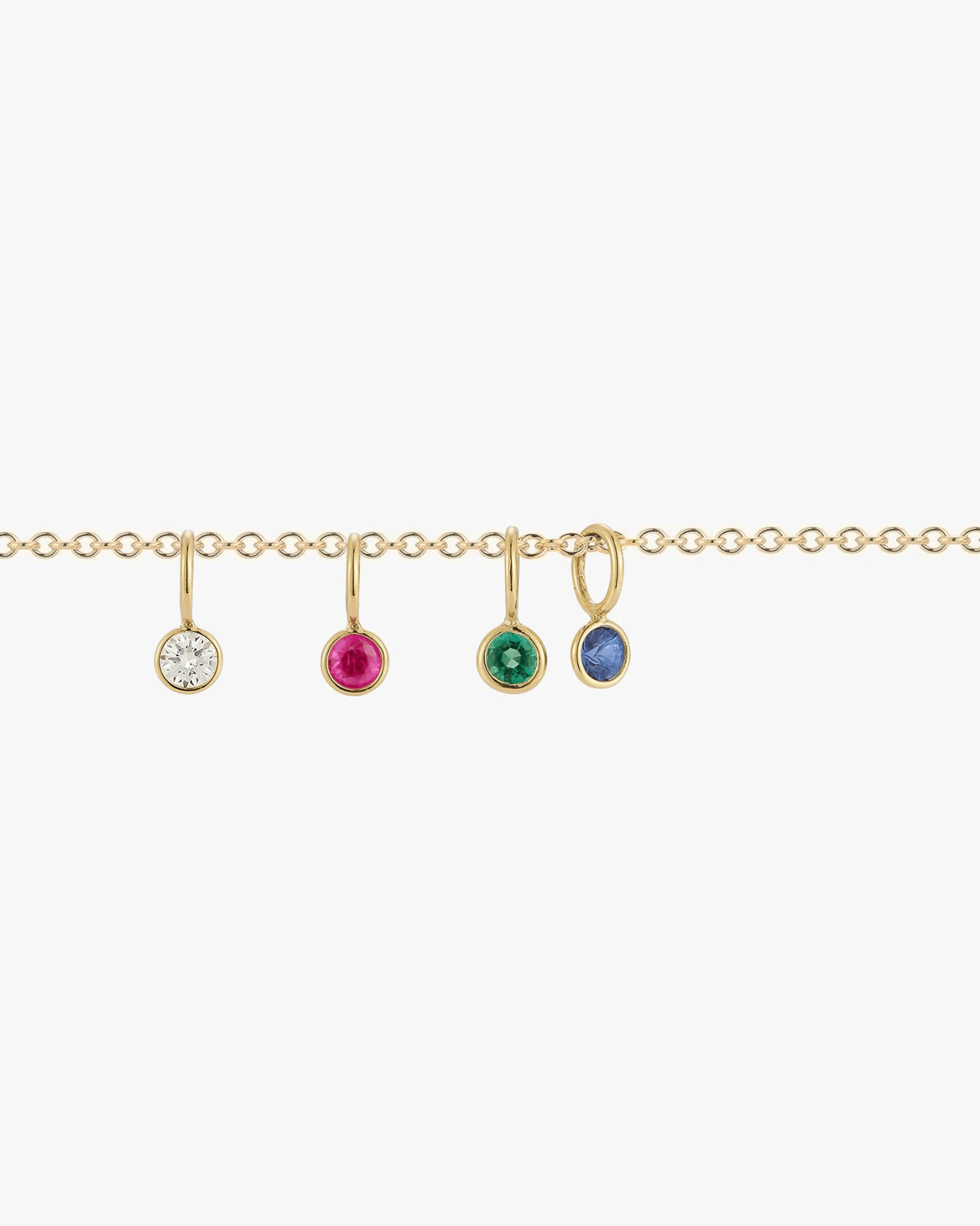 Gemstone Drops in Gold - Billy