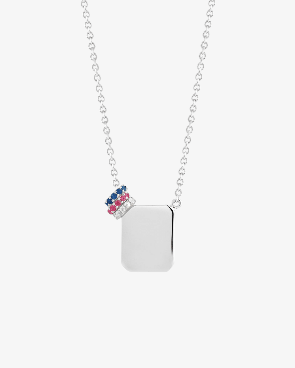 Gemstone Halo in Silver - Billy