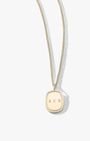 Large Oblong Pendant in Gold - Billy
